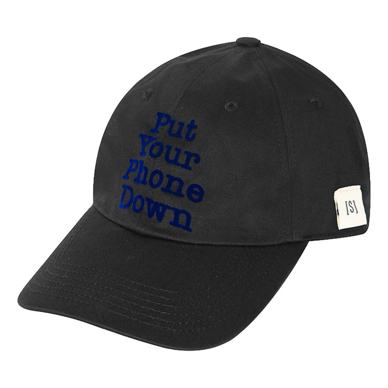 A[S]USL PHONE DOWN DAD CAP-BLACK