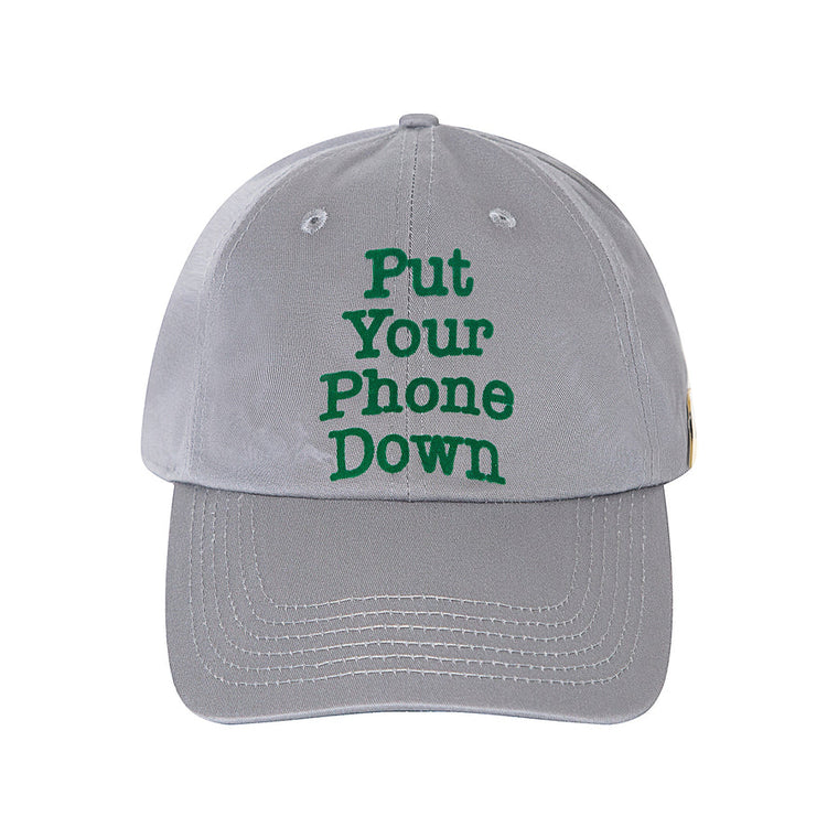 A[S]USL PHONE DOWN DAD CAP-LIGHT GREY