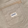 SCENE BY ICE FIRE PIGMENT CANVAS JACKET-KHAKI