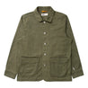 SCENE BY ICE FIRE PIGMENT CANVAS JACKET-OLIVE