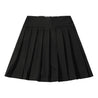 NEUTRAL SOCIETY PLEATED MINI SKIRT-BLACK