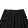 NEUTRAL SOCIETY PLEATED MINI SKIRT-BLACK