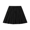 NEUTRAL SOCIETY PLEATED MINI SKIRT-BLACK