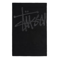 STUSSY POLAR FLEECE NECK WARMER-BLACK