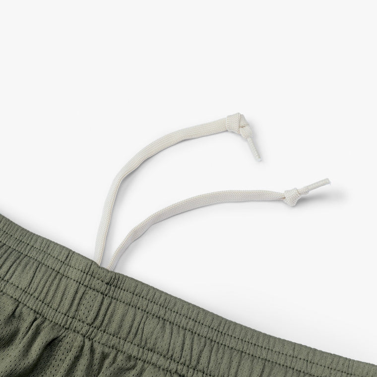 MADNESS POLYESTER MESH EASY SHORTS-ARMY GREEN