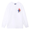 ORI FREDERIQO PRINTED LONG SLEEVE T-SHIRT-WHITE