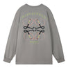 ORI FREDERIQO PRINTED LONG SLEEVE T-SHIRT-GREY