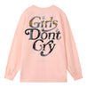 ORI FREDERIQO PRINTED LONG SLEEVE T-SHIRT-PINK