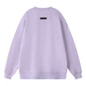 ORI FREDERIQO PRINTED SLIT HOODED SWEATSHIRT-PURPLE