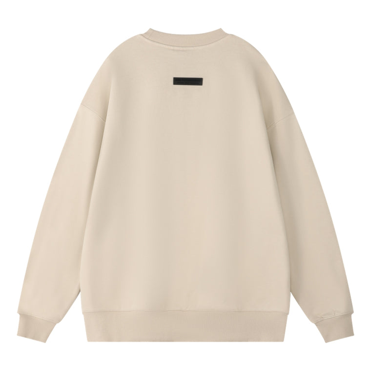 ORI FREDERIQO PRINTED SLIT SWEATSHIRT-KHAKI