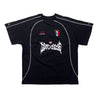 2ND CLOSET PUNK JERSEY WASHED T-SHIRT-BLACK