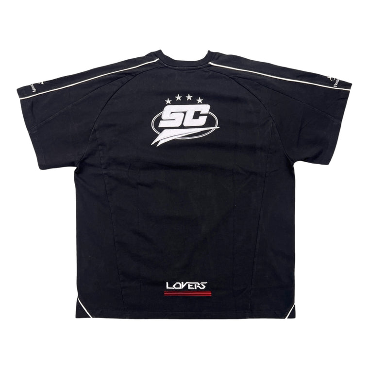 2ND CLOSET PUNK JERSEY WASHED T-SHIRT-BLACK