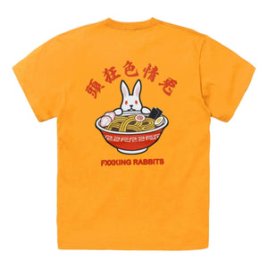 #FR2 RABBIT RAMEN T-SHIRT-YELLOW