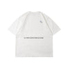 NEUTRAL SOCIETY RAW EDGE NS LOGO BIG TEE-WHITE