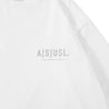 A[S]USL REFLECTIVE LOGO LONG TEE-WHITE