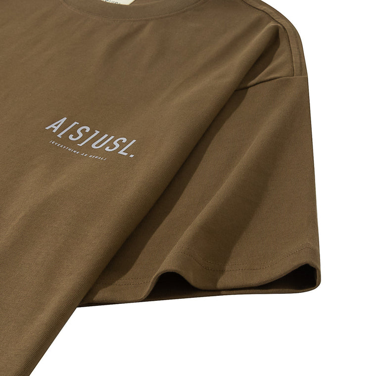 A[S]USL REFLECTIVE LOGO TEE-MOKA