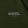 A[S]USL REFLECTIVE LOGO TEE-OLIVE