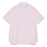 Nanamica REGULAR COLLAR WIND S/S SHIRT-PINK
