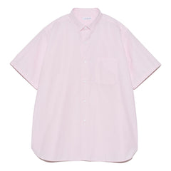 Nanamica REGULAR COLLAR WIND S/S SHIRT-PINK