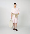 Nanamica REGULAR COLLAR WIND S/S SHIRT-PINK