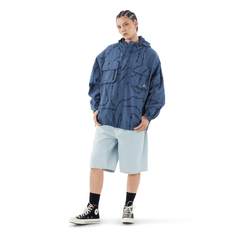 HUF RESERVOIR JACKET-OIL BLUE