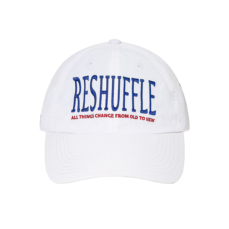 NEUTRAL SOCIETY RESHUFFLE DAD CAP-WHITE