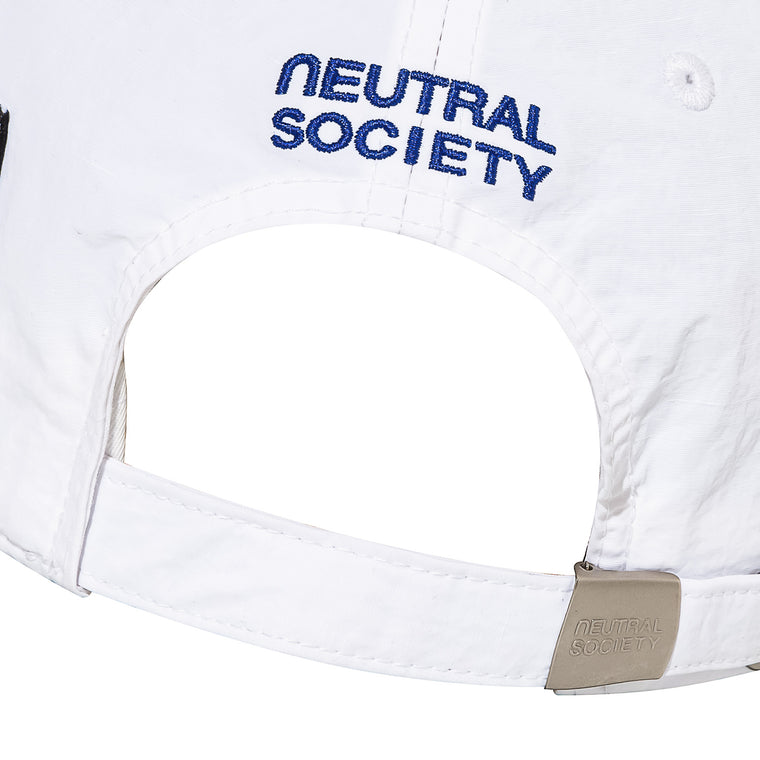 NEUTRAL SOCIETY RESHUFFLE DAD CAP-WHITE