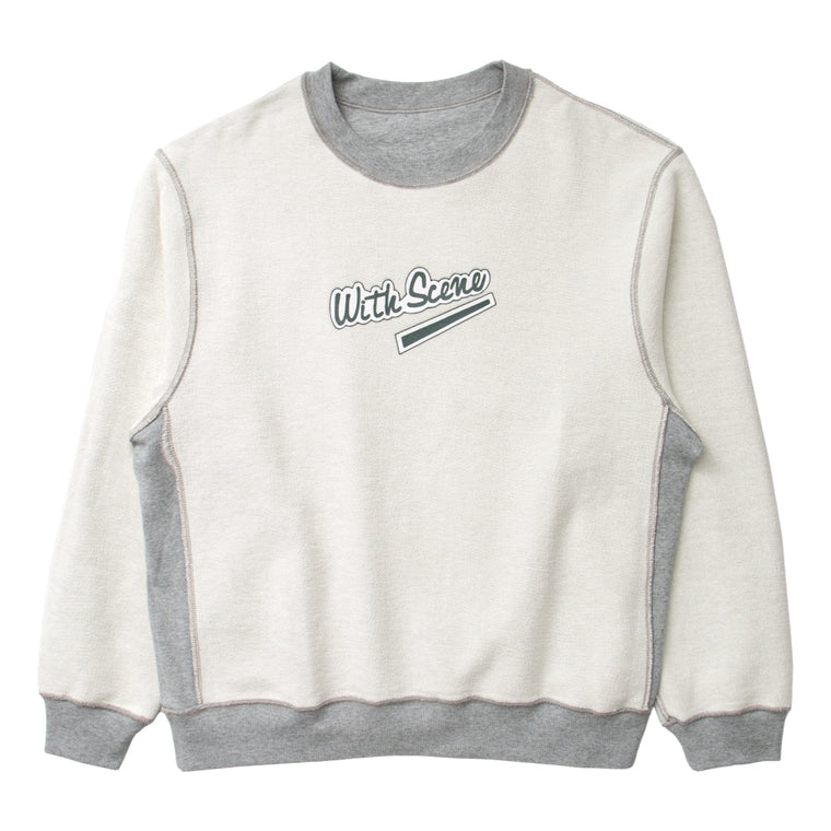 SCENE BY ICE FIRE REVERSIBLE SWEATER-GREY