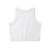 NEUTRAL SOCIETY RIBBED CROPPED TANK TOP-WHITE