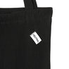 NEUTRAL SOCIETY RIB KNITTED TOTE BAG-BLACK