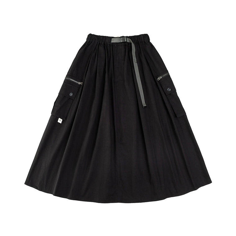 A[S]USL RIPSTOP CARGO SKIRT-BLACK