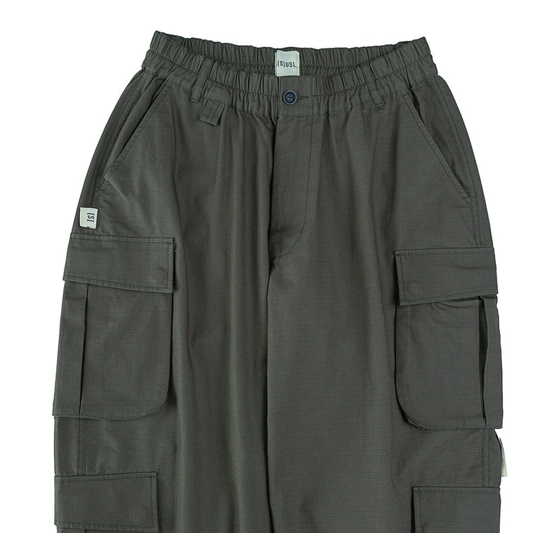 A[S]USL RIPSTOP FOUR POCKET CARGO PANTS-OLIVE