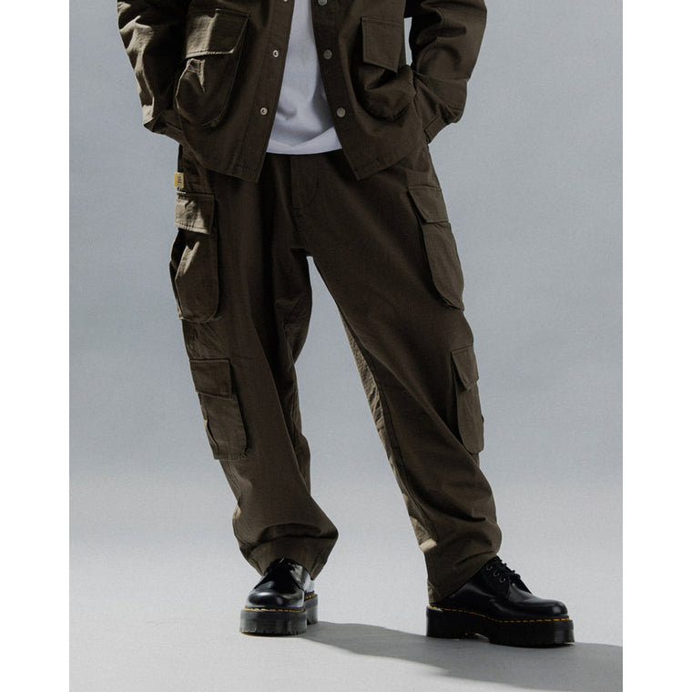 A[S]USL RIPSTOP FOUR POCKET CARGO PANTS-BLACK