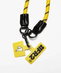 FR2 ROPE PHONE STRAP + CARD 2PCS SET-YELLOW - Popcorn Store