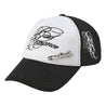 ROSEMAESE ROSE PIN BASEBALL CAP-BLACK