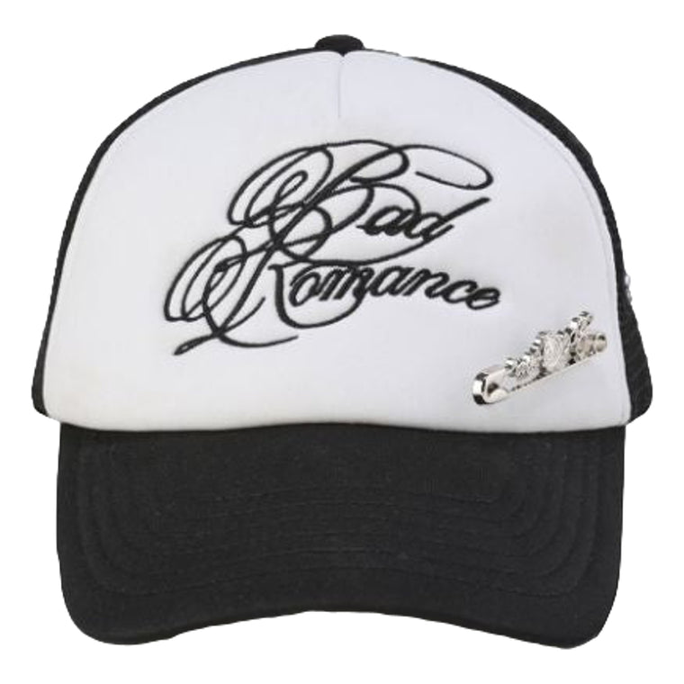 ROSEMAESE ROSE PIN BASEBALL CAP-BLACK