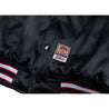 SCENE BY ICE FIRE SATIN VARSITY JACKET-BLACK RED