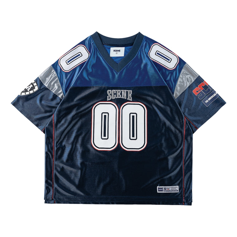 SCENE BY ICE FIRE SCENE BOYS AMERICAN FOOTBALL JERSEYS 001-BLUE