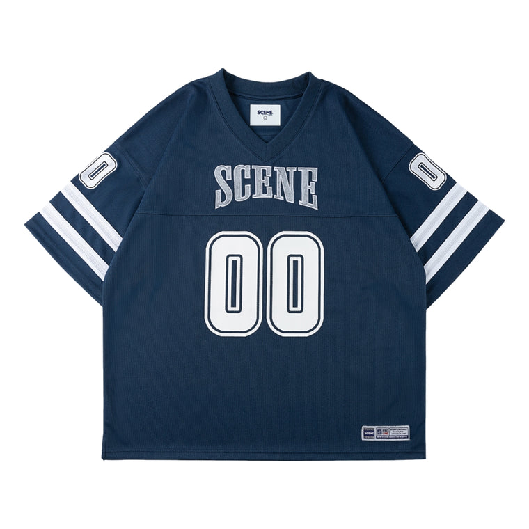 SCENE BY ICE FIRE SCENE BOYS AMERICAN FOOTBALL JERSEYS 002-BLUE