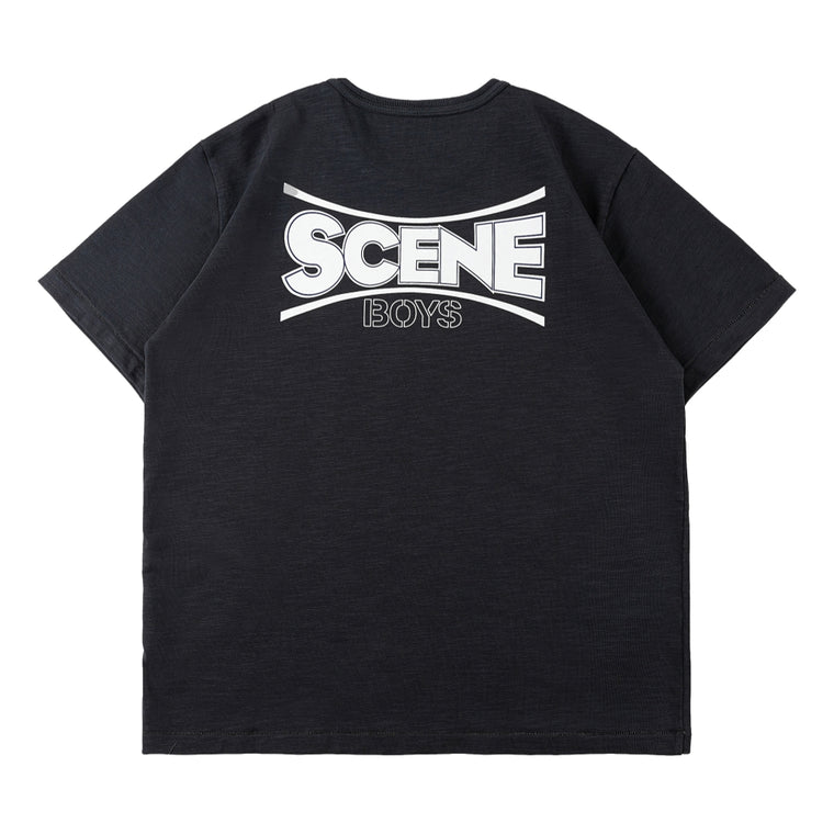 SCENE BY ICE FIRE SCENE BOYS NECK BLINDING TEE-BLACK