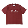 SCENE BY ICE FIRE SCENE SNOW WASHED TEE-RED