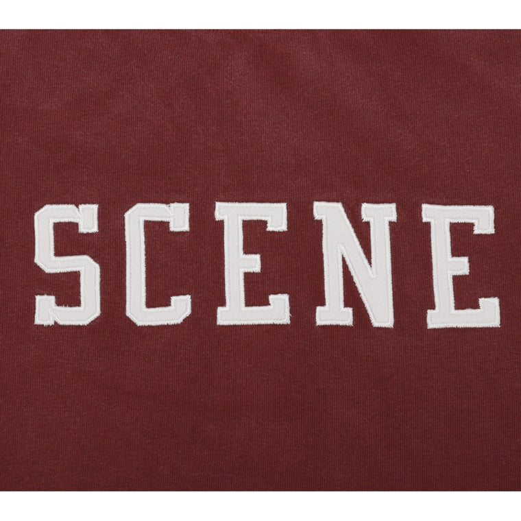 SCENE BY ICE FIRE SCENE SNOW WASHED TEE-RED