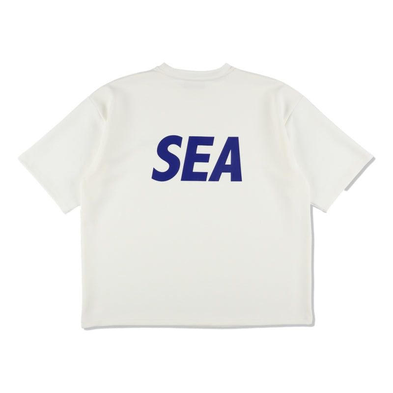 WIND AND SEA SEA BACK DRY STRETCH M/S TEE-WHITE - Popcorn Store