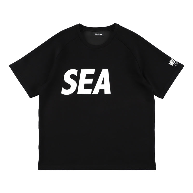 WIND AND SEA SEA DRY STRETCH RAGLAN TEE-BLACK - Popcorn Store