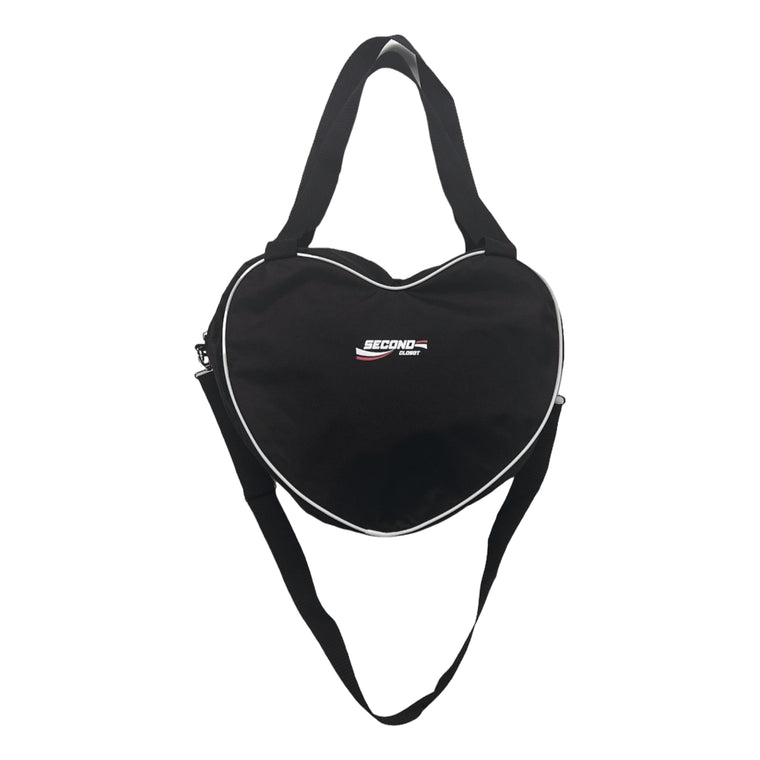 2ND CLOSET SECOND CLOSET HEART BAG-BLACK