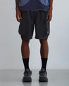 NINE POINT NINE SHORELINE BELT POCKET SHORTS-BLACK