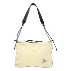 AND WANDER SIL SACOCHE-OFF WHITE