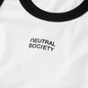 NEUTRAL SOCIETY SMALL LOGO TANK TOP-WHITE