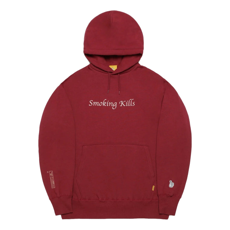 #FR2 SMOKERS HOODIE-BURGUNDY