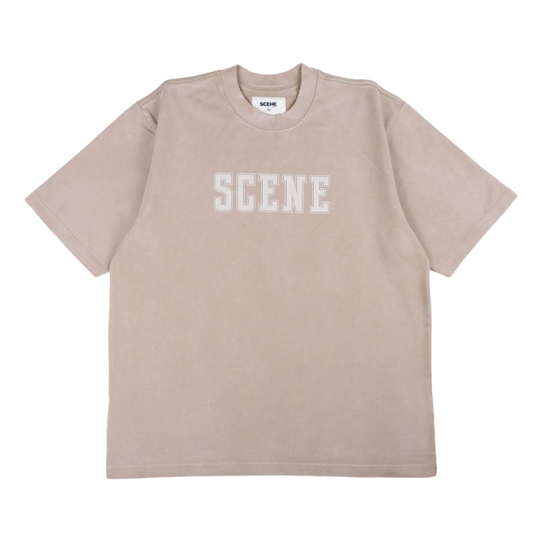 SCENE BY ICE FIRE SNOW WASHED TEE-GREY